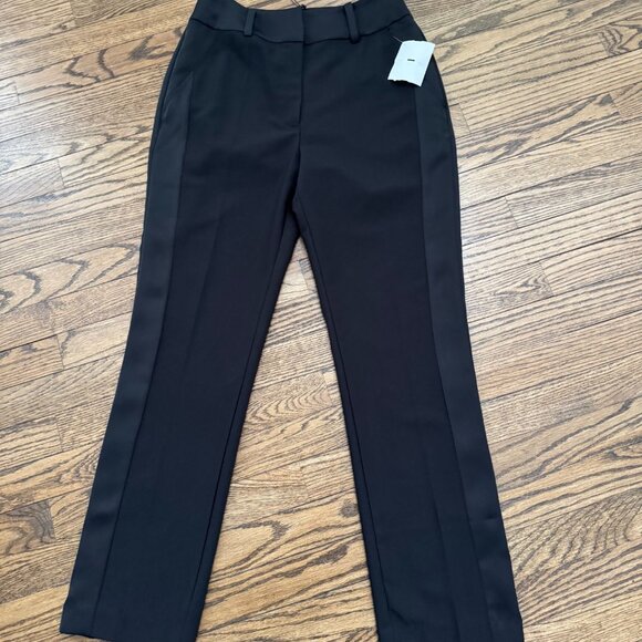 NWT Janet Howard NYC Parker Tuxedo Pant Trousers Black Size 2 - Picture 3 of 5